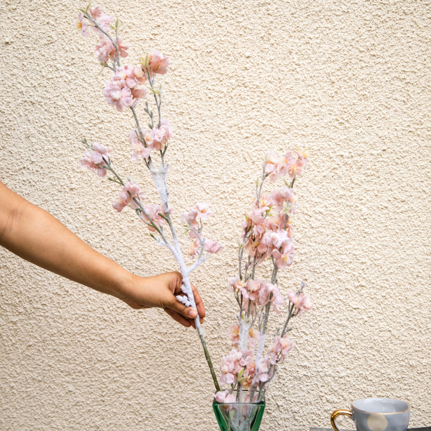 Artificial Flower Cherry Blossom Pink