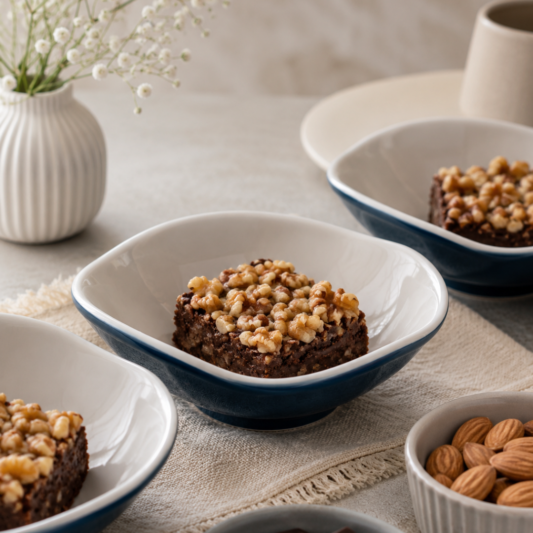 Abstract Organic Dessert Bowl