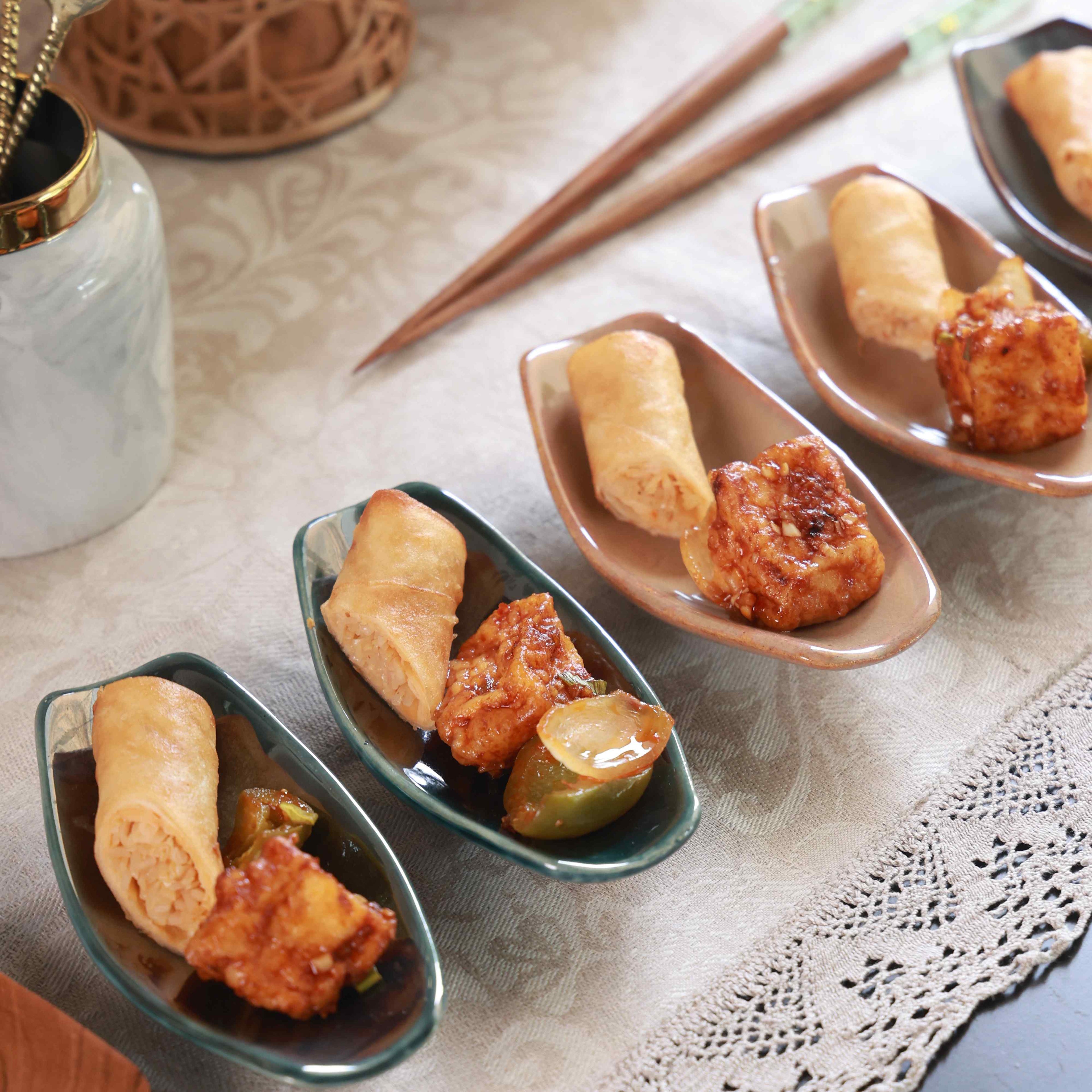 Boat Ceramic Server