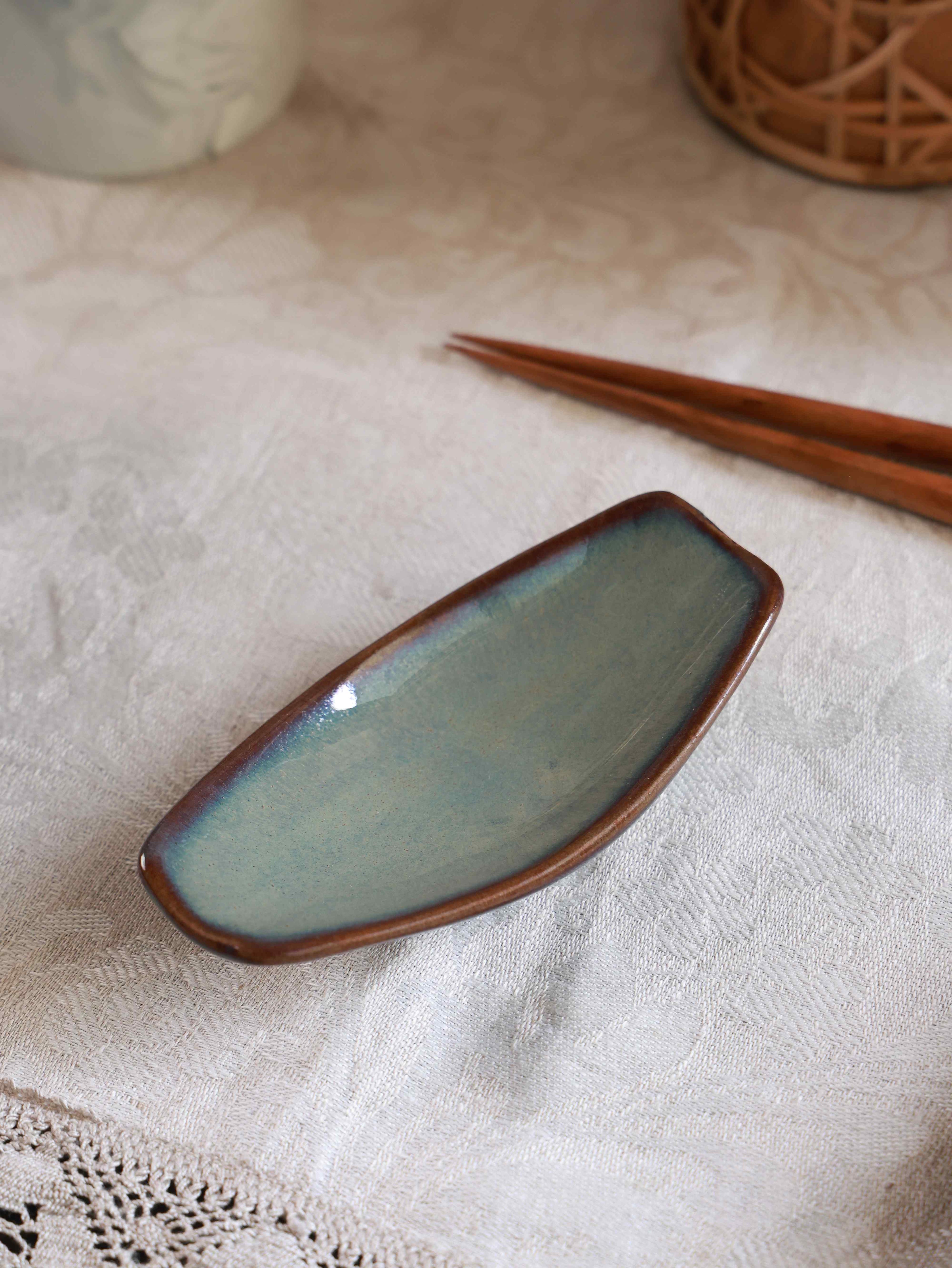 Boat Ceramic Server