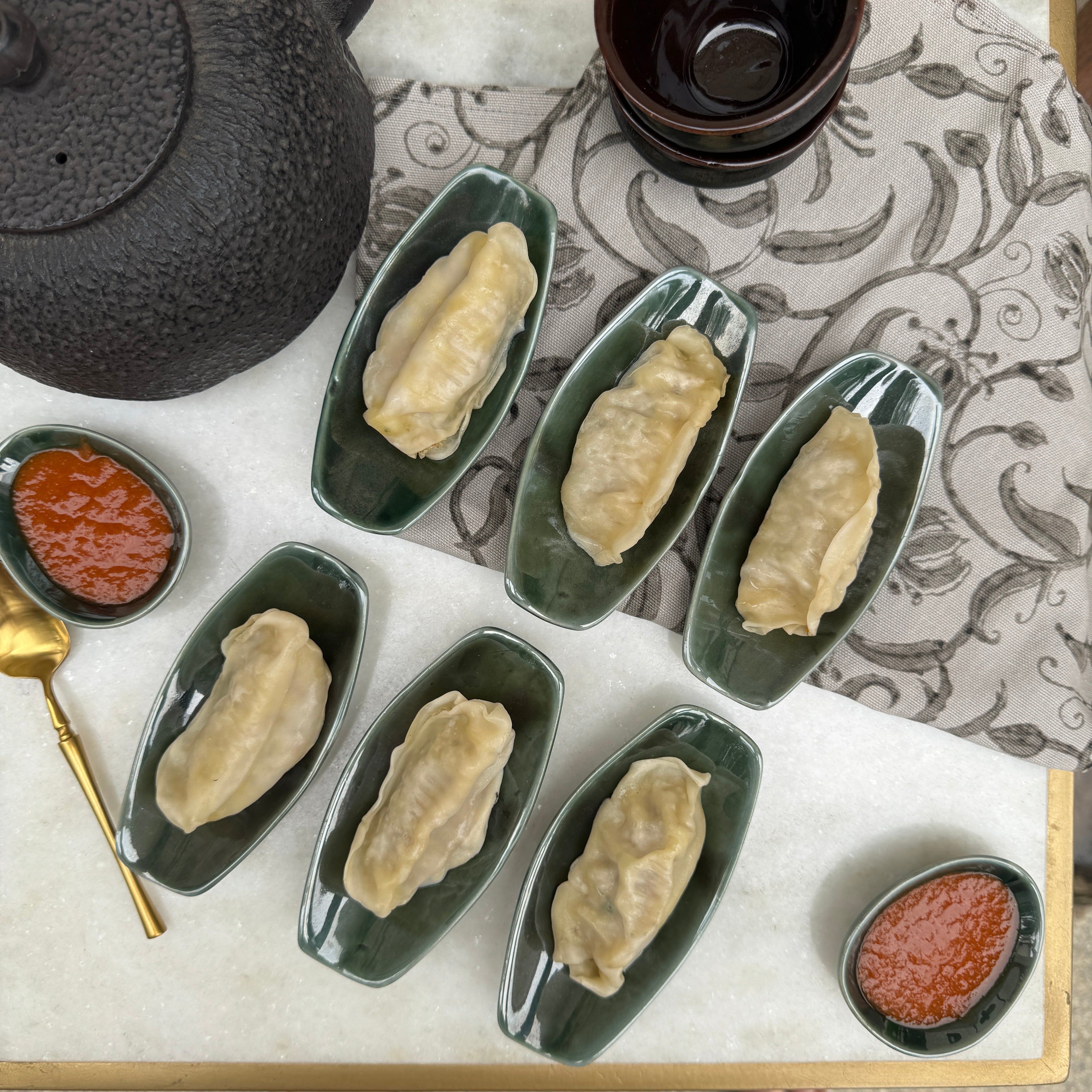 Boat Ceramic Server