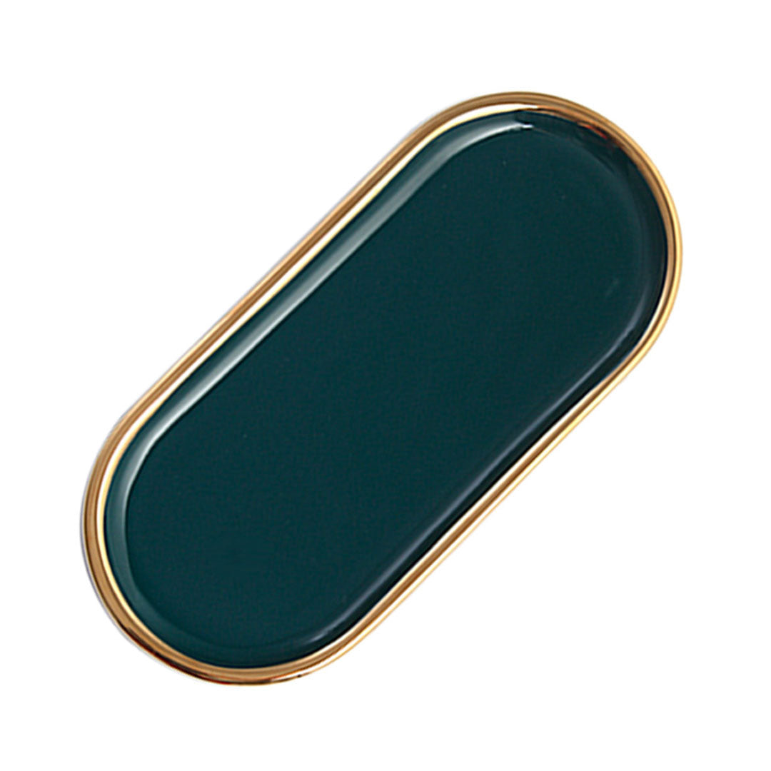 Elegance Green Platter (L)