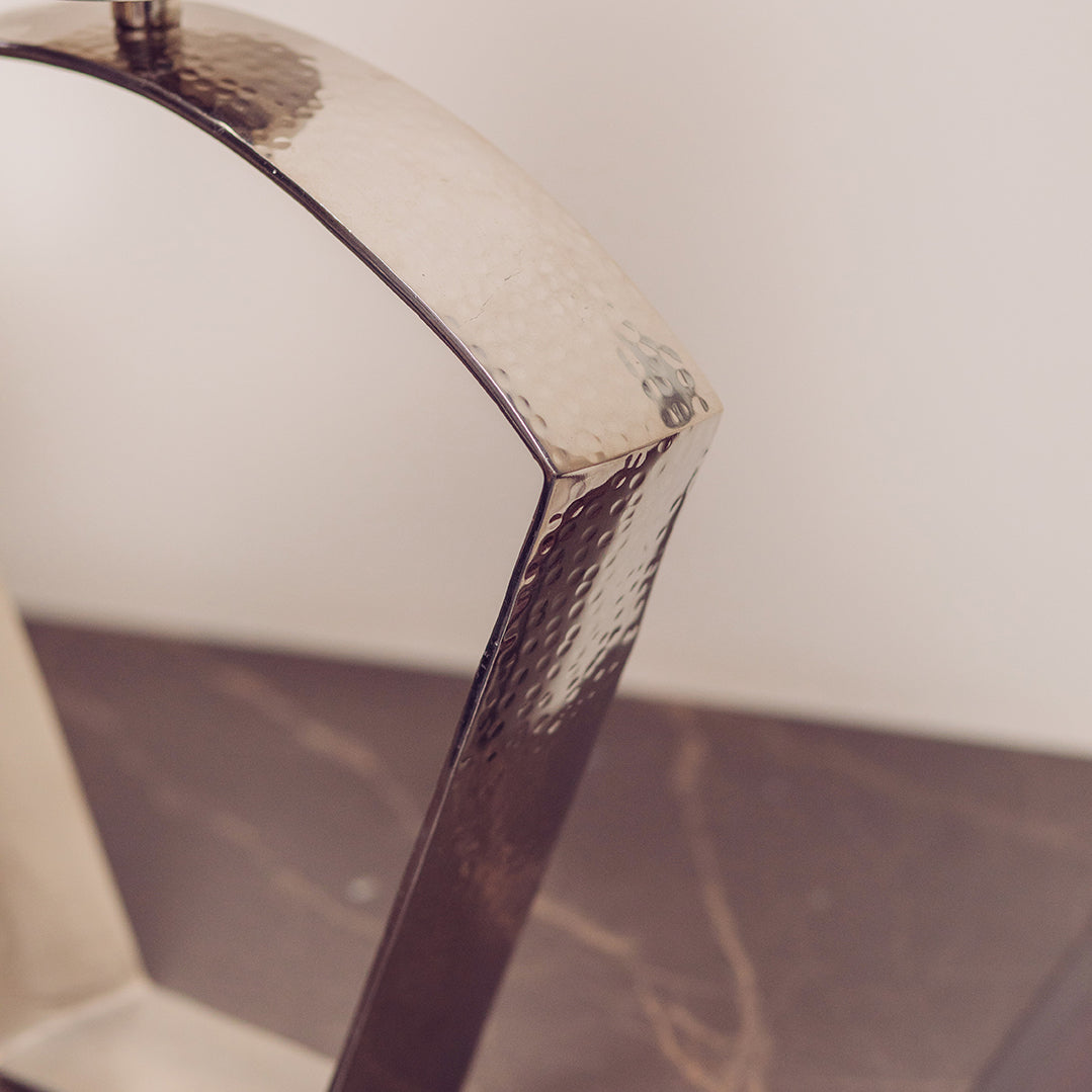Trapez Silver Candle Stand