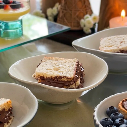 Abstract Organic Dessert Bowl