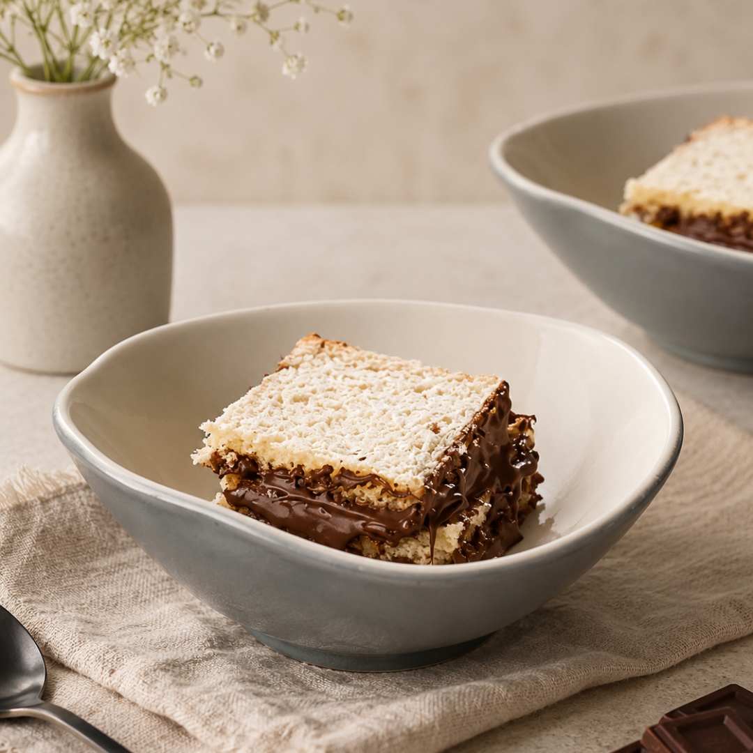 Abstract Organic Dessert Bowl