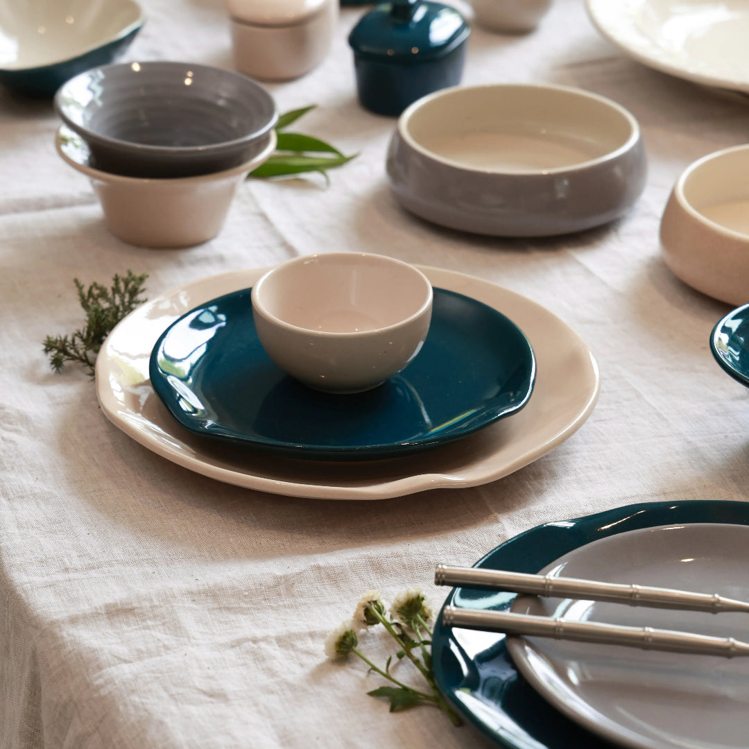 Abstract Organic Dinner Plate