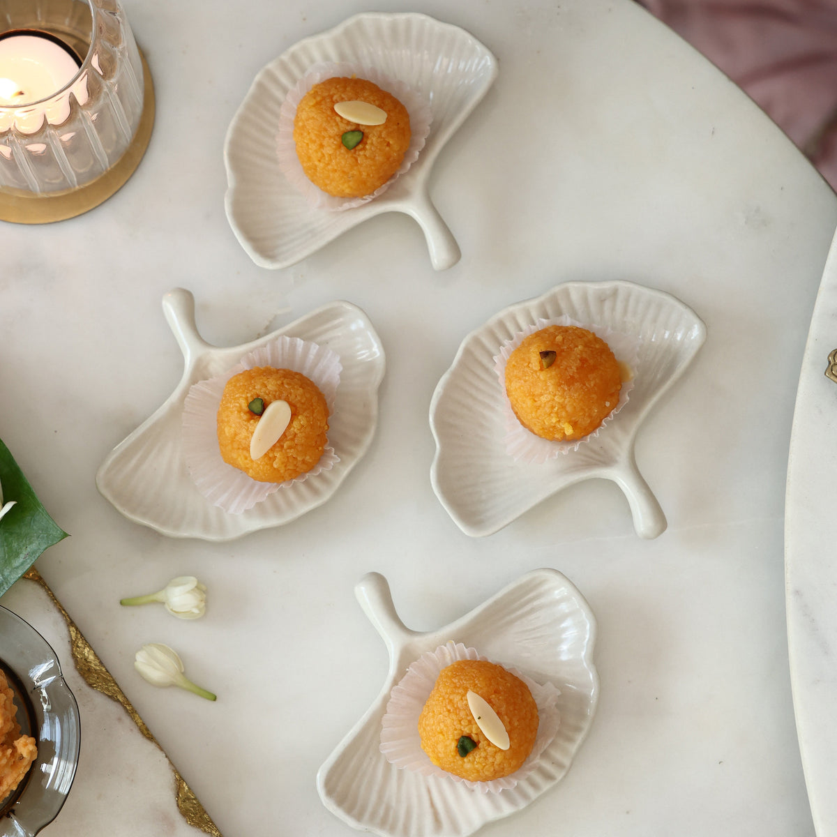Ginkgo Bite Dish (set of 6)