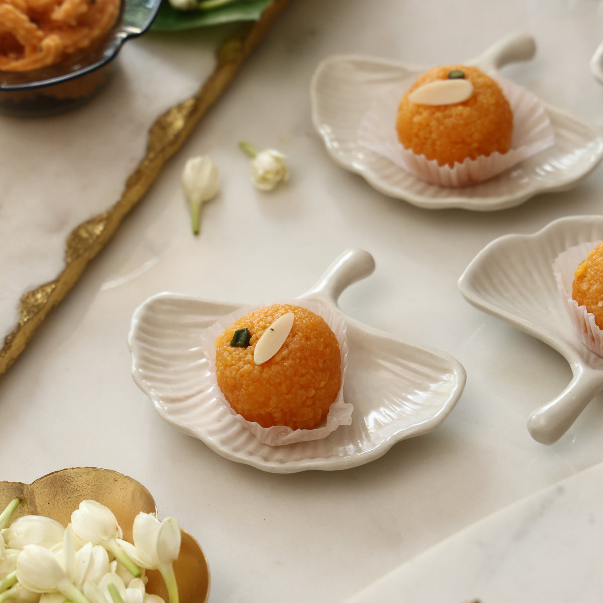 Ginkgo Bite Dish (set of 6)