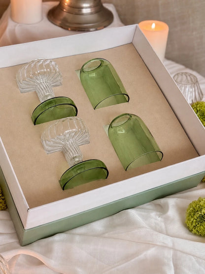 Green Fairy Lamp Candle Holder