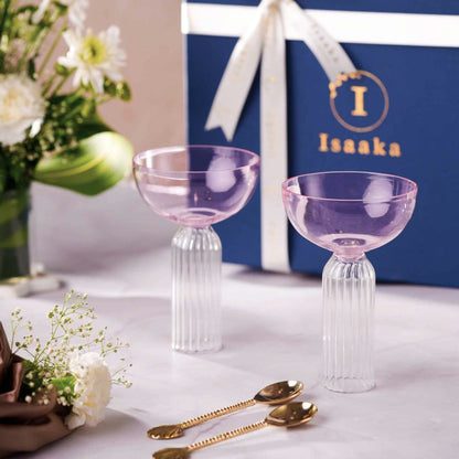 DD Stem Glass &amp; Spoon Gift Box