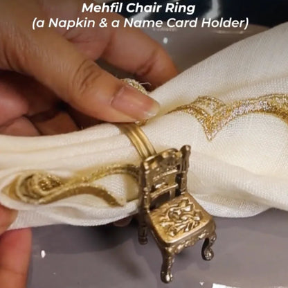 Mehfil (Brass Napkin &amp; Card Holder)