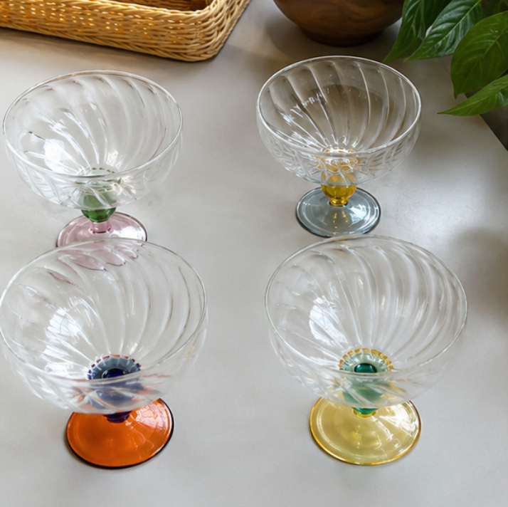 Trapez Gold Candle Stand