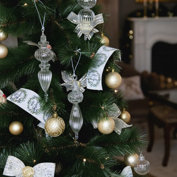 Christmas Tree Glass Ornament (6 pc)