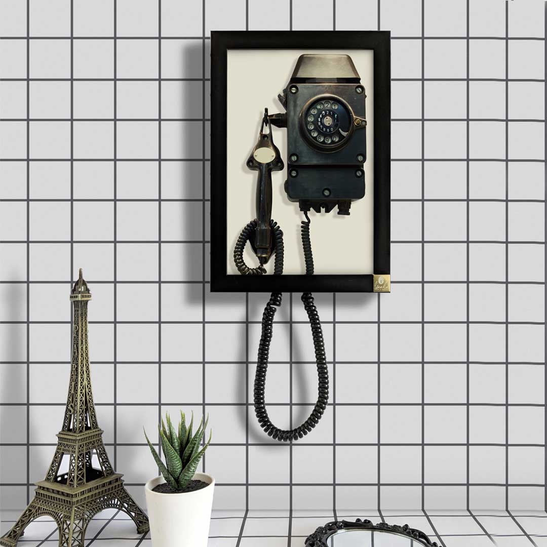 3D Wall Art Decor: Telephone