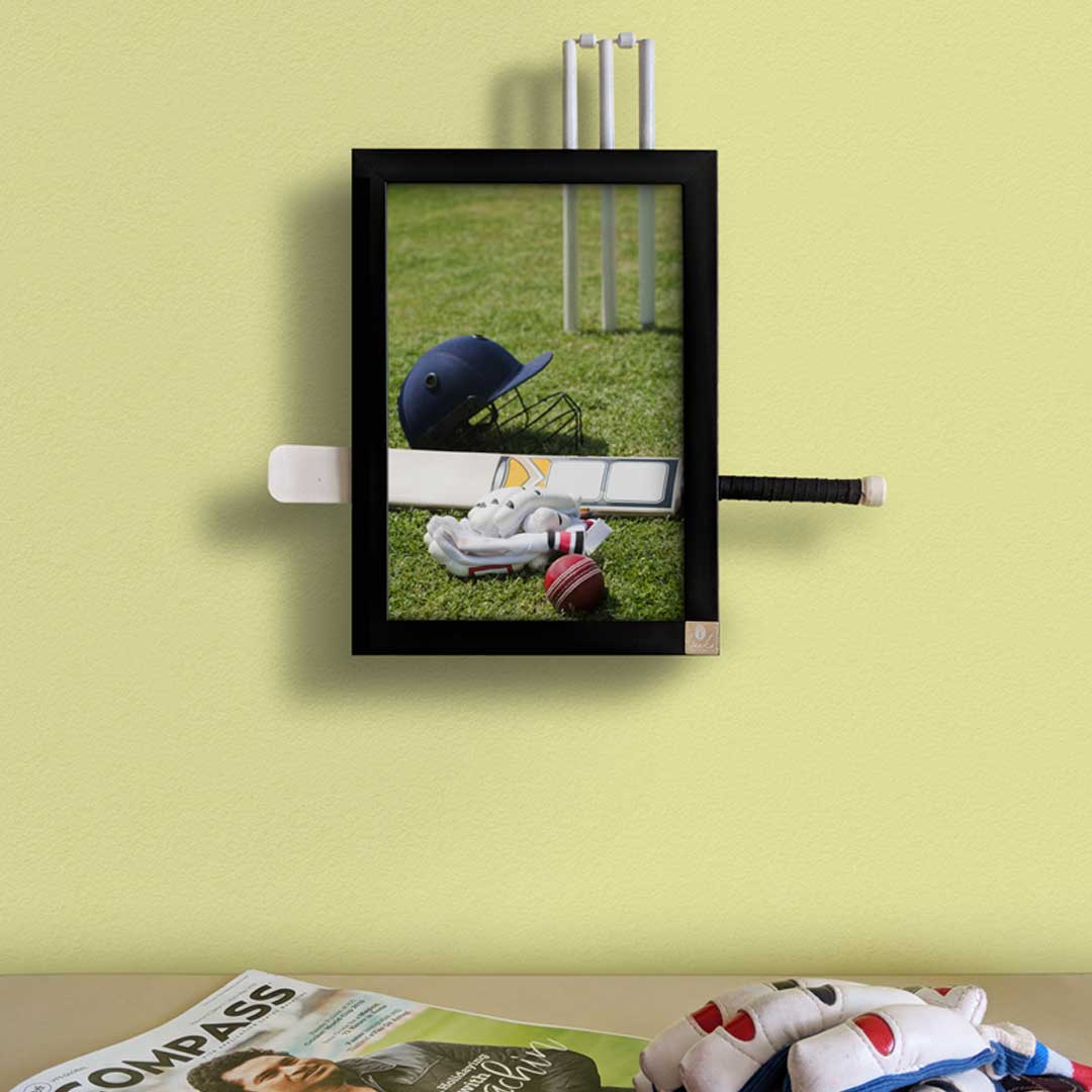 RUN OUT (Cricket 3D Wall Art)