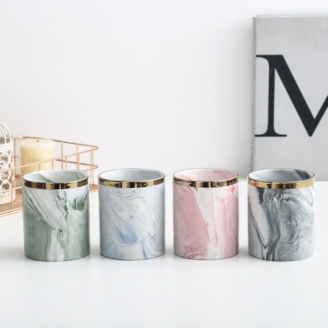 Blue Neher Planter with Stand