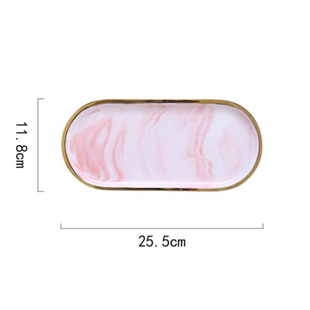 Elegance Pink Platter (SMALL)