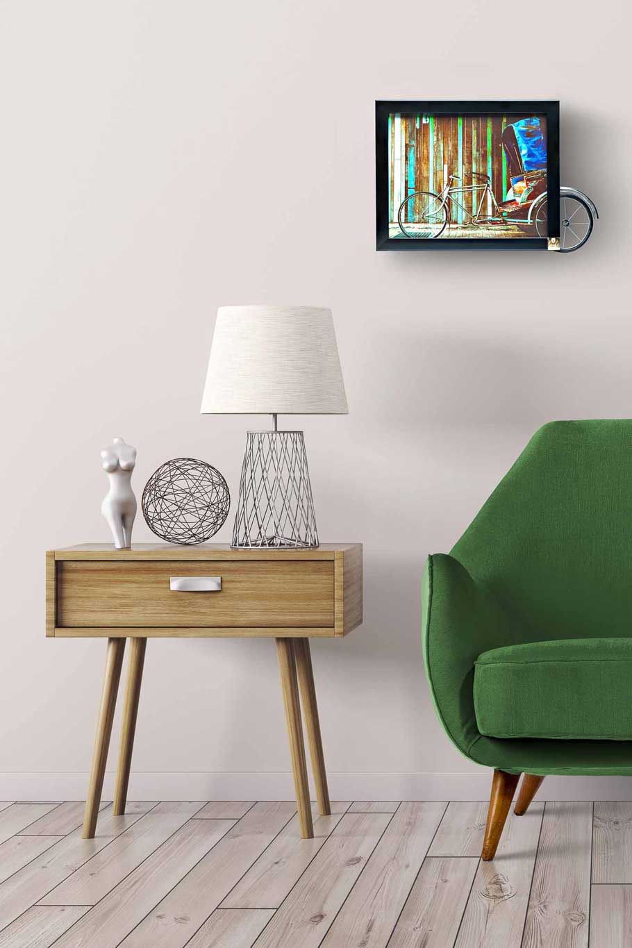 Vintage Rickshaw Wall Art